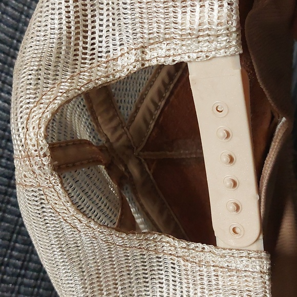 80s Vintage Leather John Deere 50 Series Snapback Trucker Hat. - Picture 4 of 4